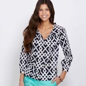 Vineyard Vines lattice blouse